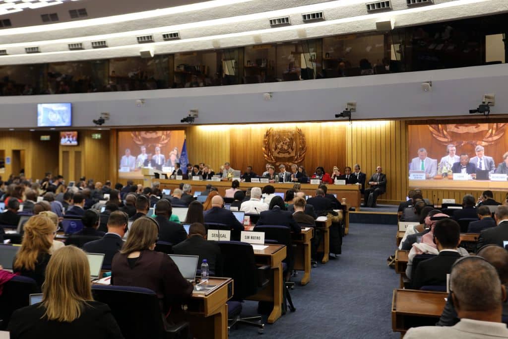 Opening of the IMO Marine Environment Protection Committee (MEPC), 83rd Session on April 7, 2025.
