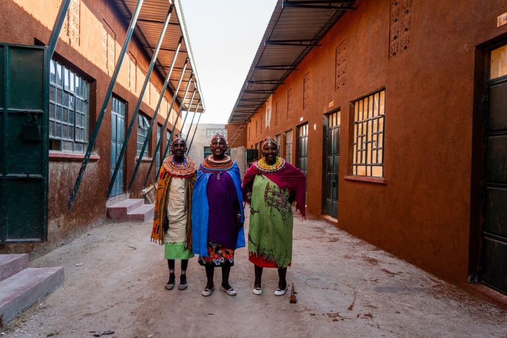Meeting three Chui Mamas in Kenya’s in Laikipia County.